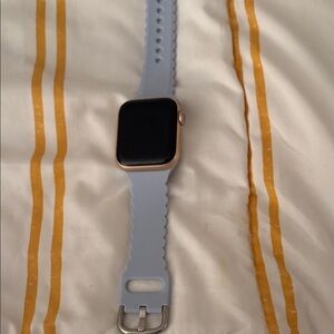 Sleek Smartwawith Sky Blue Band